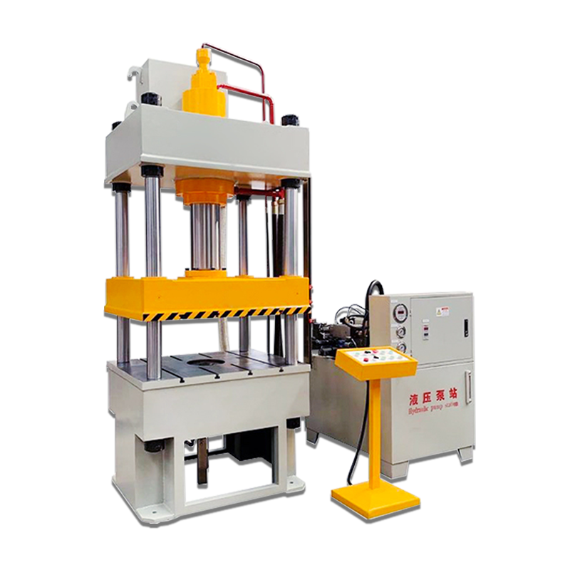Hong Jin High-Precision Stainless Steel Metal Material Servo Automatic Four-Column Hydraulic Punching Machine
