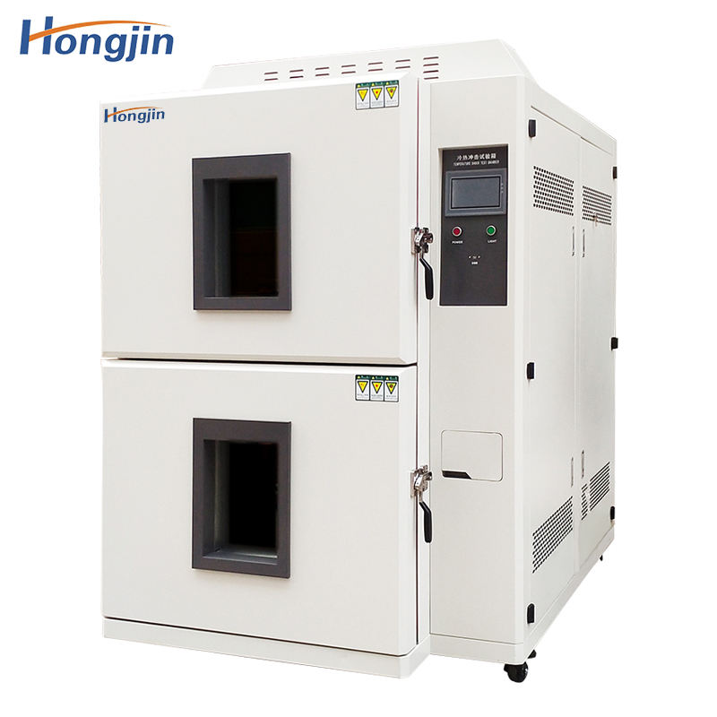 High temperature and high humidity test chamber 2 zone battery cold and thermal shock environmental test chamber