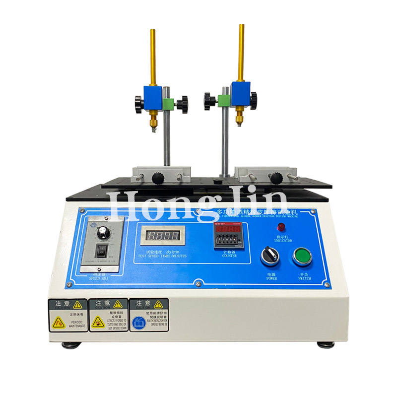 Hong jin Multifunctional Alcohol Abrasion Testing Machine Eraser Steel Wool Pencil Abrasion Testing Machine