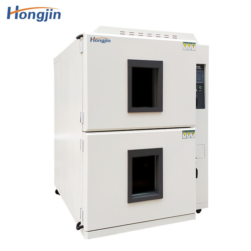 High temperature and high humidity test chamber 2 zone battery cold and thermal shock environmental test chamber