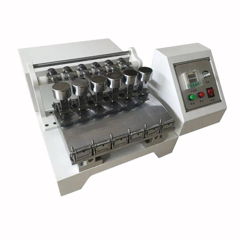 Customized 6-station Electric Friction Dyeing Fastness Test Machine Textile Electric Friction Decolorization Test