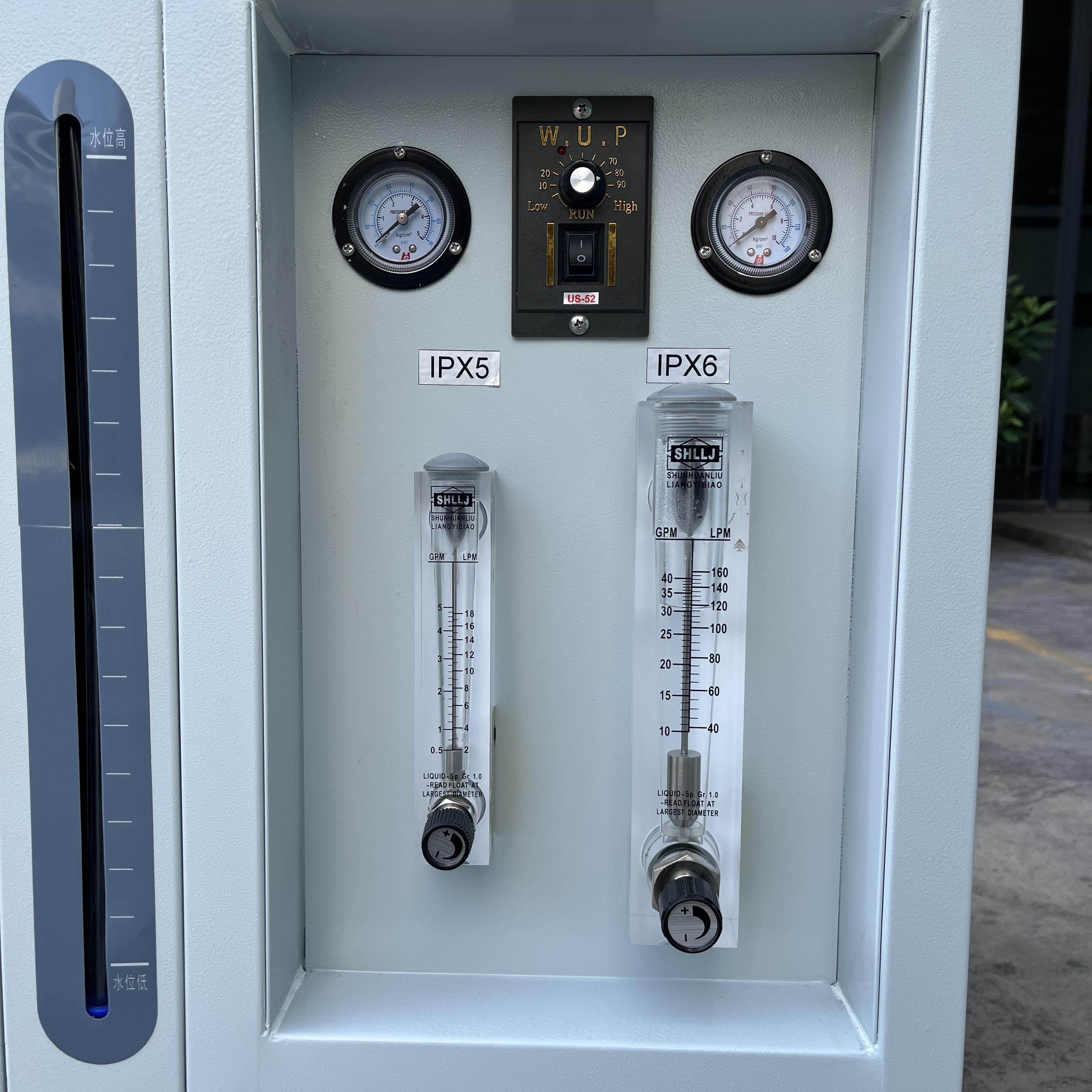 IEC 60529 Outdoor Lighting High Temperature Water Spray Resistance IPX9K Test Apparatus