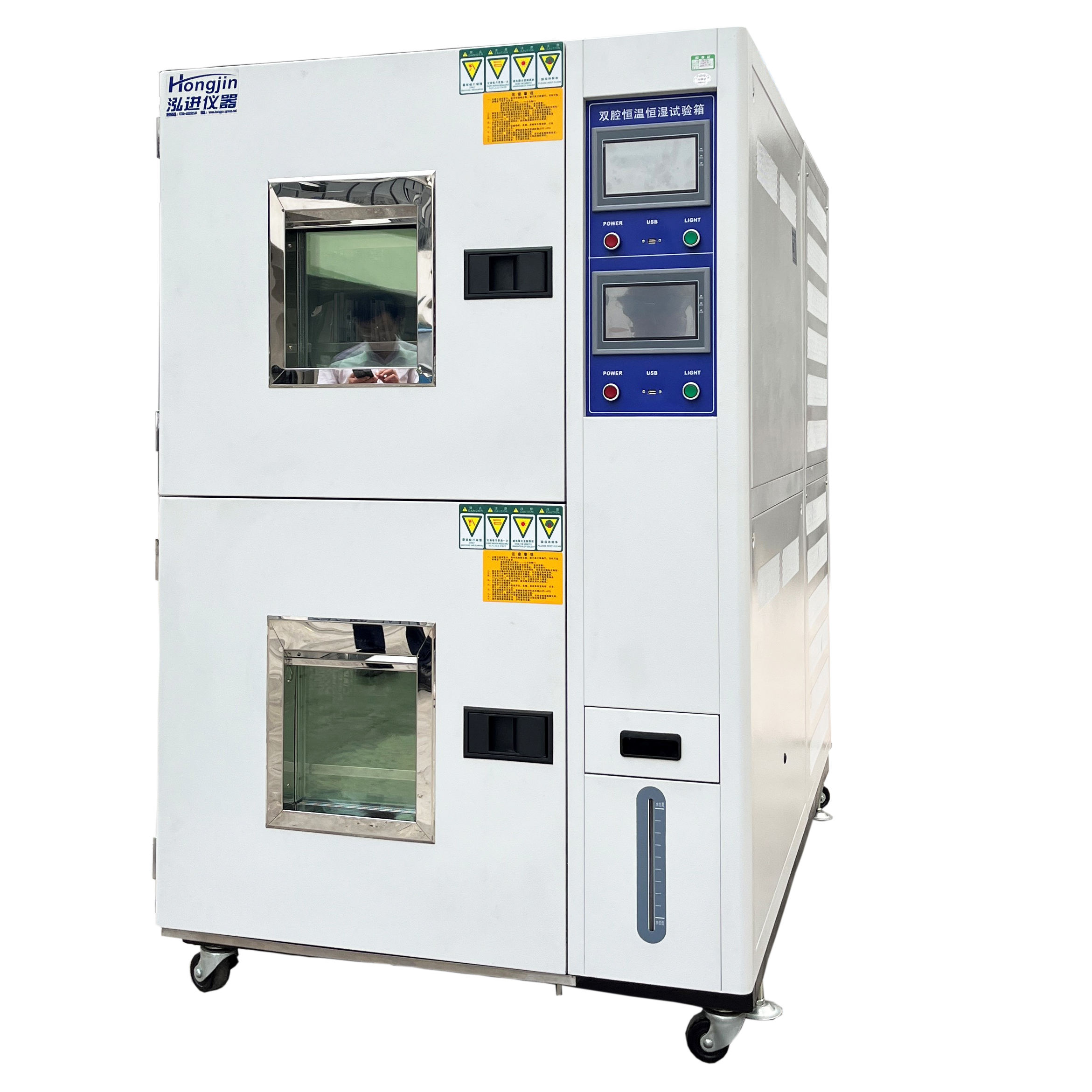 Hongjin Double Door Temperature Humidity Testing Chamber Circulation Temperature And Humidity Climatic Test Chamber For Rubber