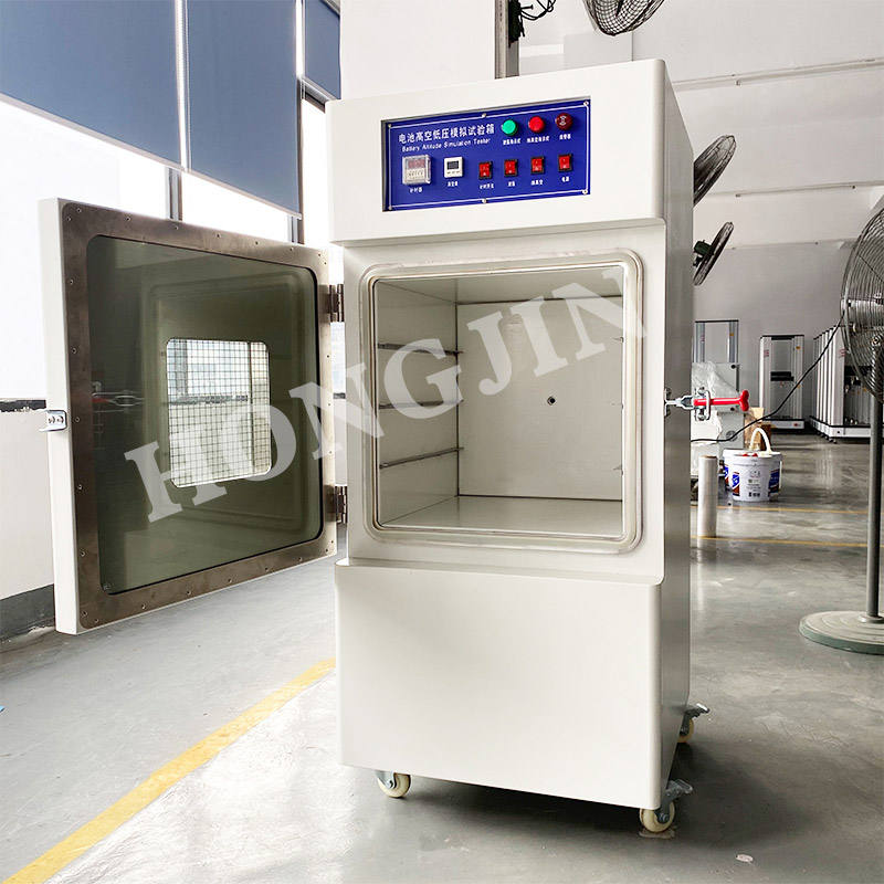 Laboratory Battery Simulate High Altitude Low Pressure Test Chamber Low air pressure test box Battery weight impact test machine