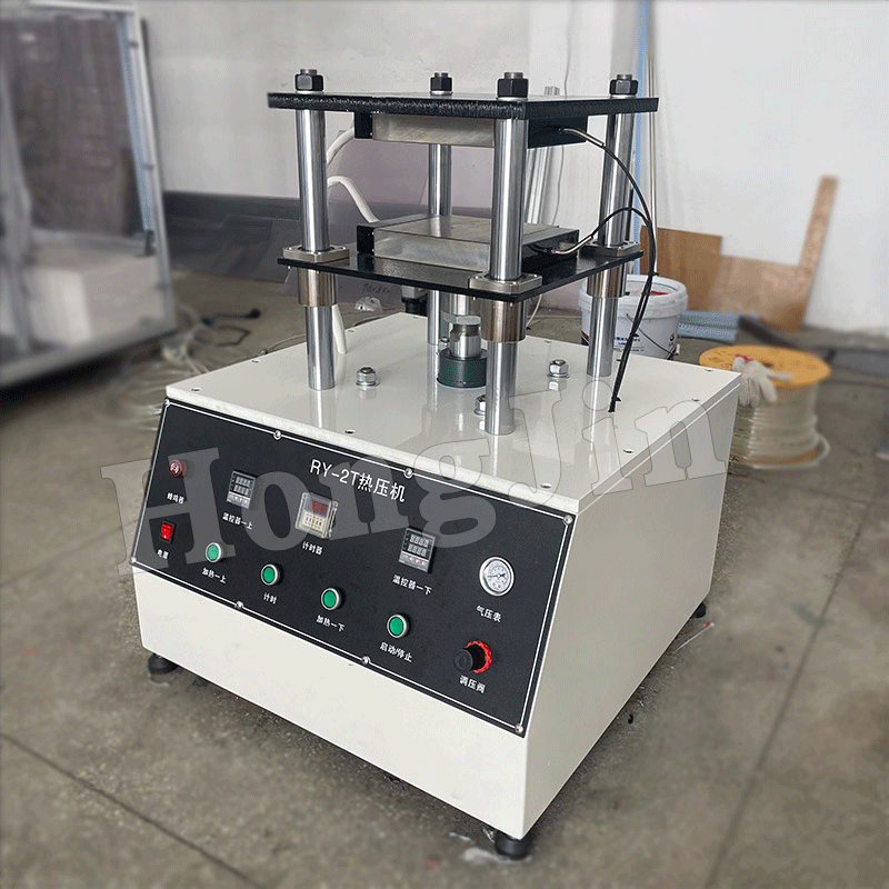 Hong Jin High-Precision Manual Heat Press Machine Simple Pneumatic Hardware Heat Paste Machine
