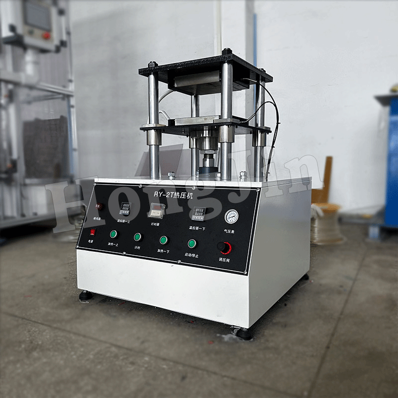 Hong Jin High-Precision Manual Heat Press Machine Simple Pneumatic Hardware Heat Paste Machine