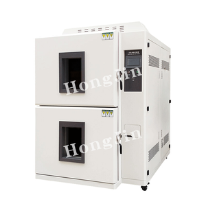 Hongjin Programmable 2 Zone Temperature Heat Cold Impact Testing Machine Battery Thermal Shock Test Chamber
