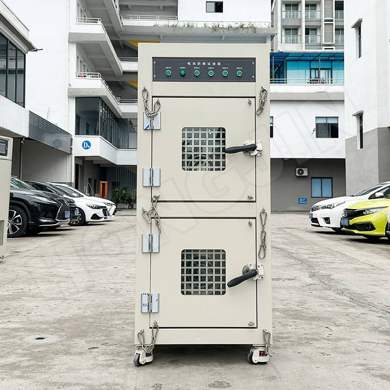 Hong jin Electric Vehicle Battery Overcharge Explosion-proof Test Machine Double-door Lithium Battery Explosion-proof Test Box