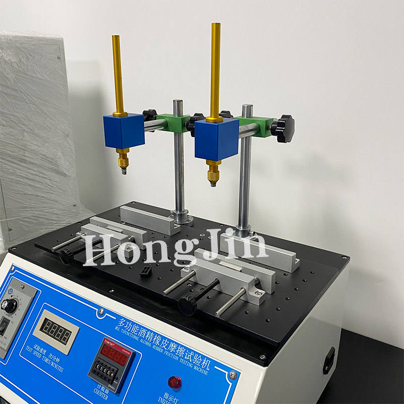 Hong jin Multifunctional Alcohol Abrasion Testing Machine Eraser Steel Wool Pencil Abrasion Testing Machine